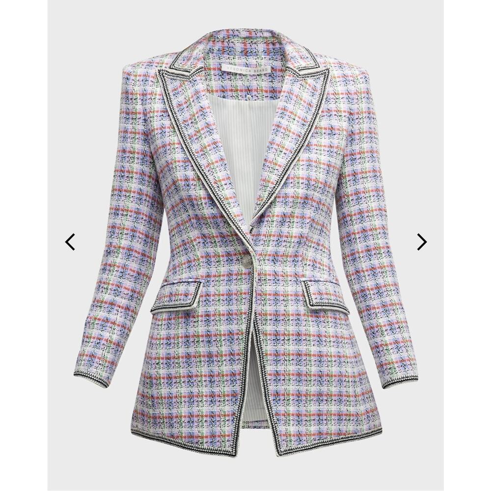 Veronica Beard Etney Dickie Houndstooth Jacket View 4